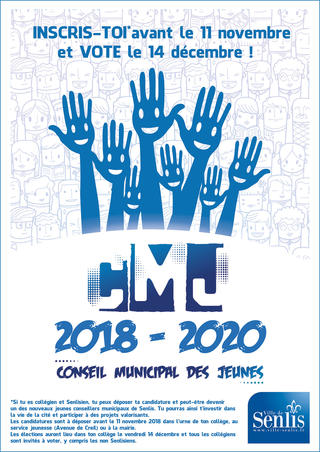 CMJ Ville de Senlis Affiche 2018-2020