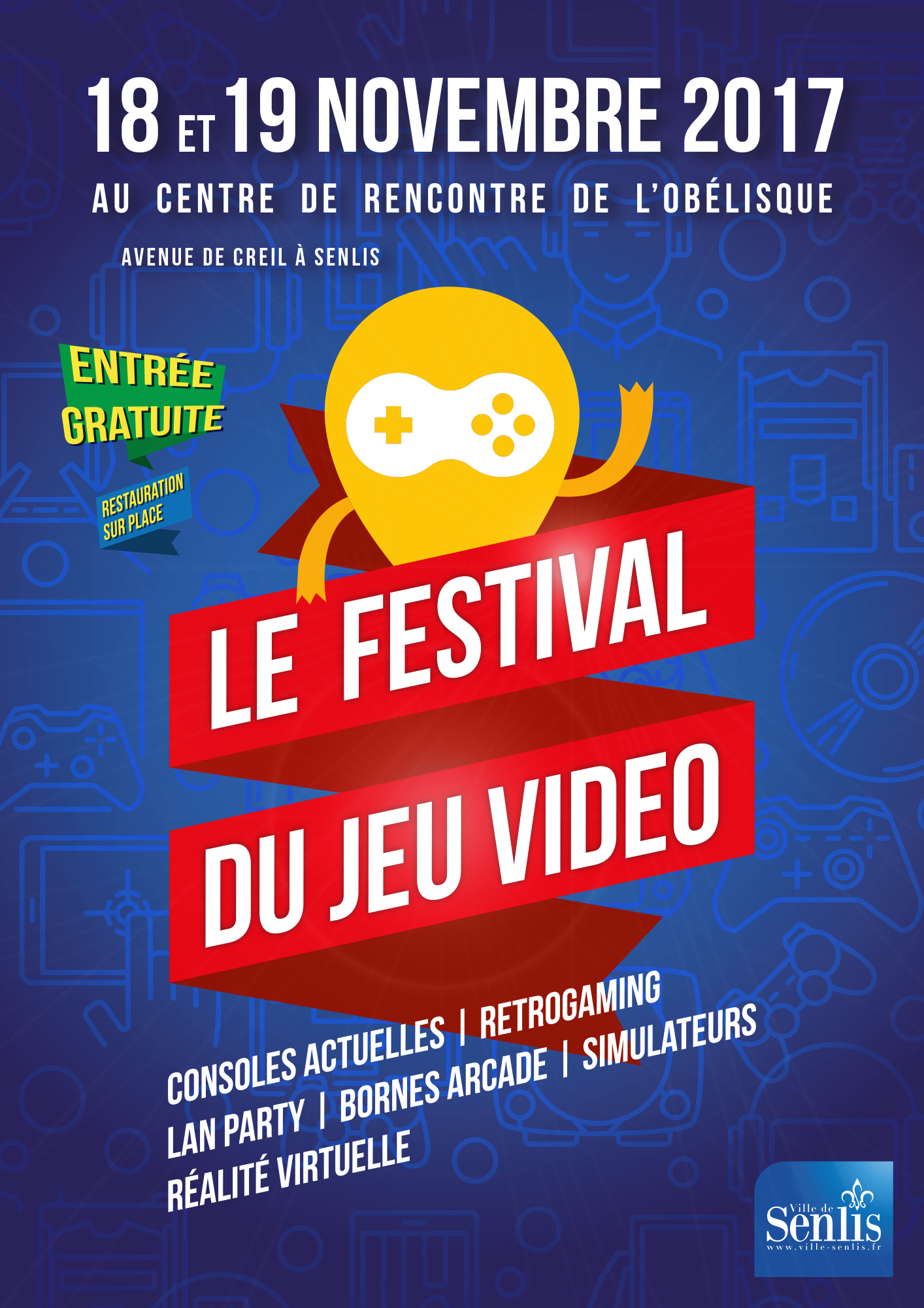 Festival du Jeu video 2017 - flyer