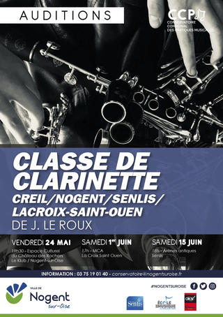 Classe de clarinette - conservatoire