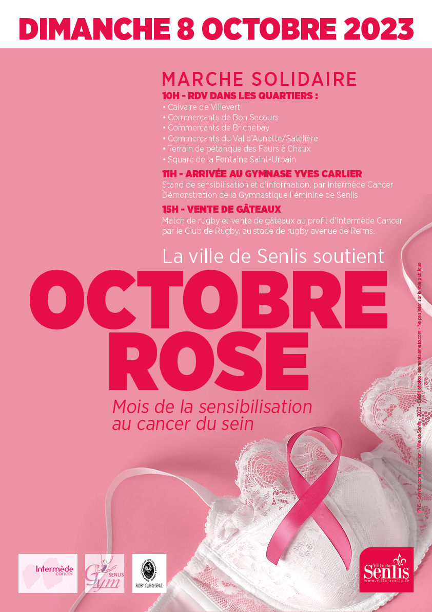 affiche octobre rose 2023