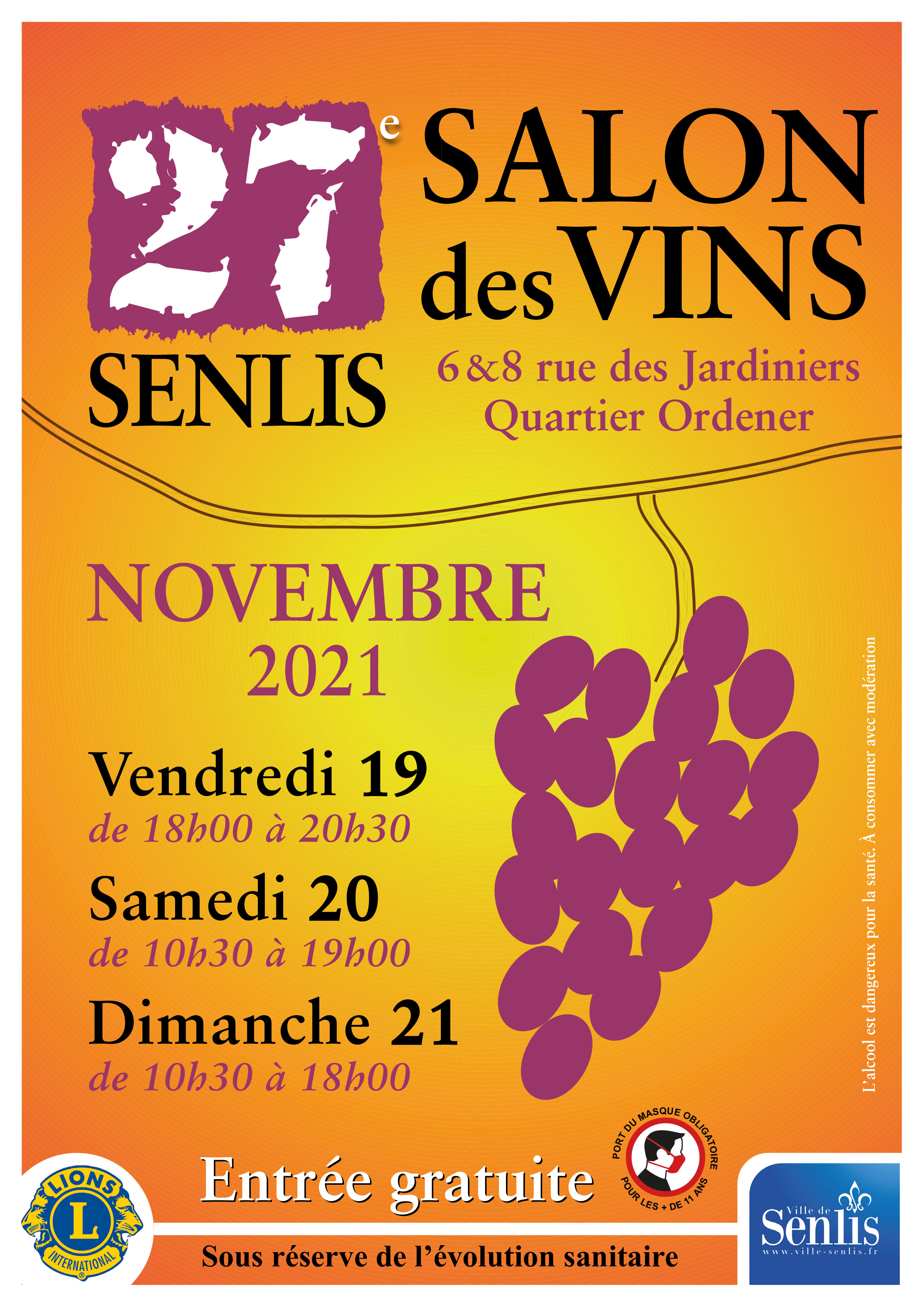 Affiche Salon des vins