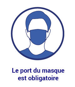 port du masque obligatoire - logo