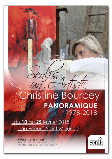 Senlis un Artiste 2018 - Christine Bourcey - Affiche