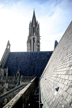 Cathédrale Notre-Dame - détail toiture © Ville de Senlis